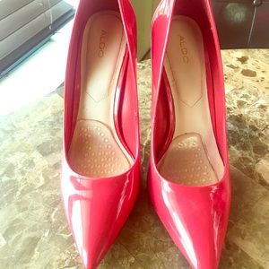 Aldo pointed toe heart heels
